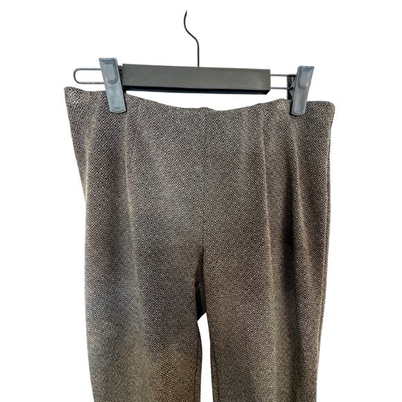 2/$30 J. Jill Womens XS Slim Leg Ponte Pants Petite Black Patterned - Picture 6 of 12